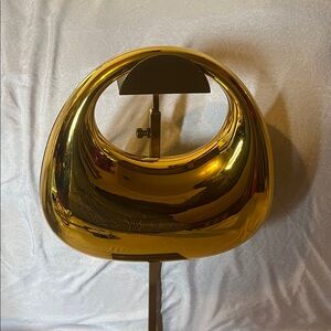 Gold Metallic Sculptural Handbag